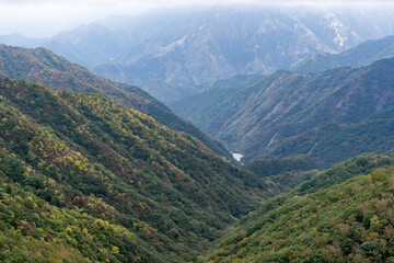 Naklejka premium 半月山 駐車場からの景色 栃木県 日光市 2020