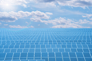 Solar panels or photovoltaic are power station new alternative electricity source for sun power...