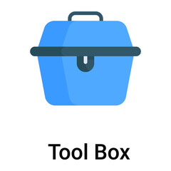 tool box flat vector icon