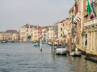 Fototapeta na wymiar Grand Canal (Canal Grande) is the main waterway of Venice, Veneto, Italy