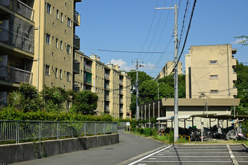 千里ニュータウン藤白台（大阪府吹田市）の府公社藤白台B団地