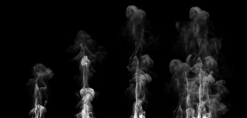 Smoke design on black background