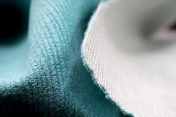 close-up of a colorful fabric background