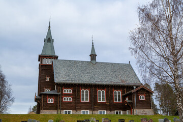 church in the village of the country