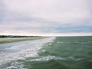 Fototapeta premium Tybee Island Beach in the Winter