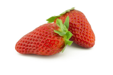 Strawberry isolated on the white background