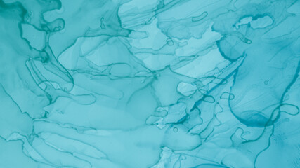 Pastel Fluid Design. Blue Cloud Gradient 