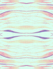 Seamless Zebra Background. Blue Wildlife Pattern. 