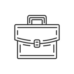 Bag icon. Single high quality bag related icon. Vector black icon.