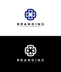 abstract logo icon for brand. fully vector