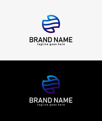 abstract logo icon for brand. fully vector1