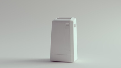 White Office and Server Room Air Conditioner Cooler 3d illustration 