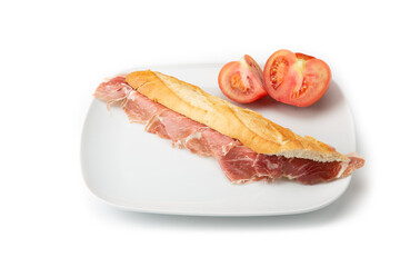 Bocadillo de jamón ibérico