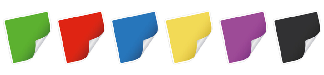 paper banners on transparent background	
