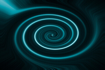 creative emerald background. texture with twisted lines. abstract green spiral. original canvas with circles