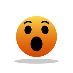 Fototapeta premium WOW icon in trendy flat style. Wow button symbol for your web site design, logo, app, UI Vector EPS 10. 