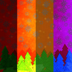 Christmas lights. Gold Holiday New year Abstract 