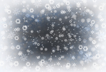 Christmas winter snowy background 