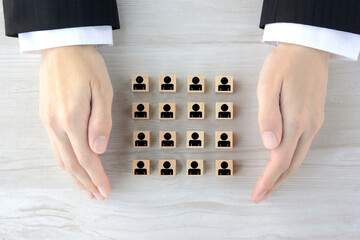 人材の確保・守るイメージ