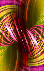 Abstract colored caramel background. 3d renderig