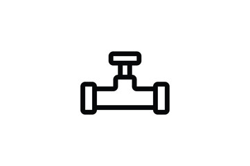 Industry Outline Icon - Pipe