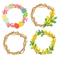 イースターのリースセット