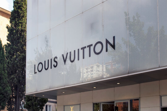 Store signage of a French fashion house and luxury retail company. The image is captured on Bagdat Avenue of Kadikoy district located on Asian side of Istanbul.