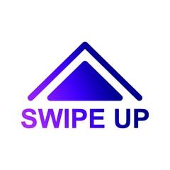 Swipe up, set of buttons for social media. Arrows, buttons and web icons for advertising and marketing in social media application. Scroll or swipe up. vector illustration on white background