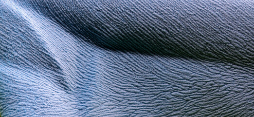 Naklejka na ściany i meble close-up of blue fabric texture background