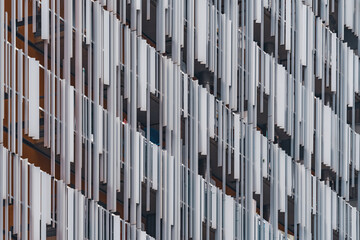 Facade of a modern residential building