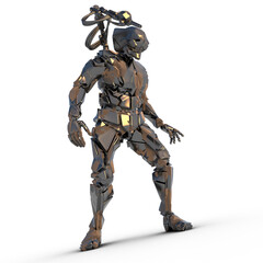 humanoider Roboter stehend