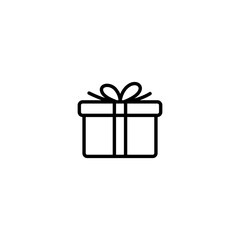 Gift line Icon, Gift symbol vector design