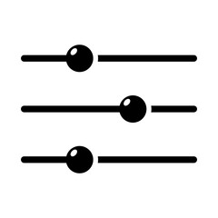 Equalizer or setting icon