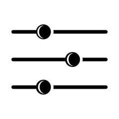 Equalizer or setting icon