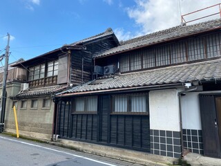 Old buildings in Tochigi City, Tochigi Prefecture, Japan.