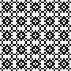 Fototapeta premium Abstract Cross Pattern Dots Logo generative computational art illustration