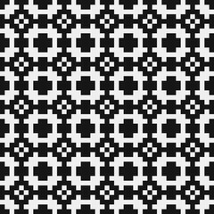 Fototapeta premium Abstract Cross Pattern Dots Logo generative computational art illustration