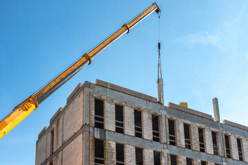 Hydraulic truck crane