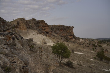 Phrygian valley ancient habitat valley view