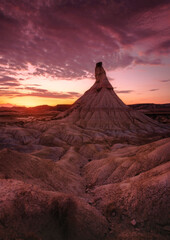 incredible landscapes in the royal bardenas of Navarre