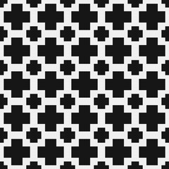 Abstract Cross Pattern Dots Logo generative computational art illustration