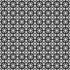 Abstract Cross Pattern Dots Logo generative computational art illustration