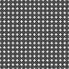 Abstract Cross Pattern Dots Logo generative computational art illustration