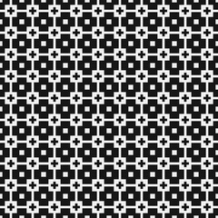 Fototapeta premium Abstract Cross Pattern Dots Logo generative computational art illustration