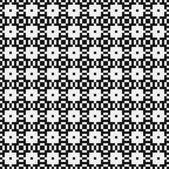 Fototapeta premium Abstract Cross Pattern Dots Logo generative computational art illustration