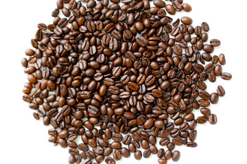 Roast whole bean of arabica coffee
