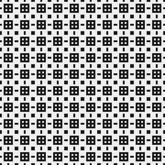 Fototapeta premium Abstract Cross Pattern Dots Logo generative computational art illustration