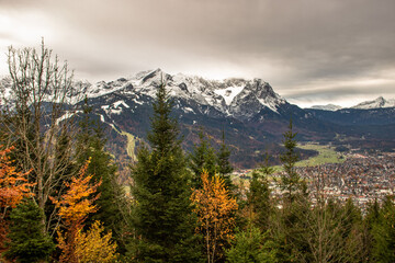 Ausblick vom Wank in Garmisch-Partenkirchen