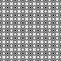 Abstract Cross Pattern Dots Logo generative computational art illustration