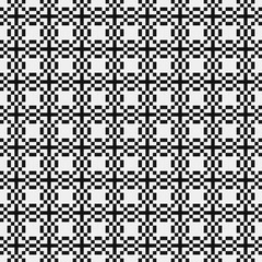 Abstract Cross Pattern Dots Logo generative computational art illustration